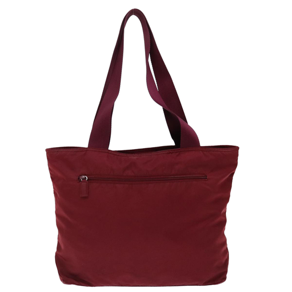 PRADA Tote Bag Nylon Red Auth 70587 - Picture 2 of 16